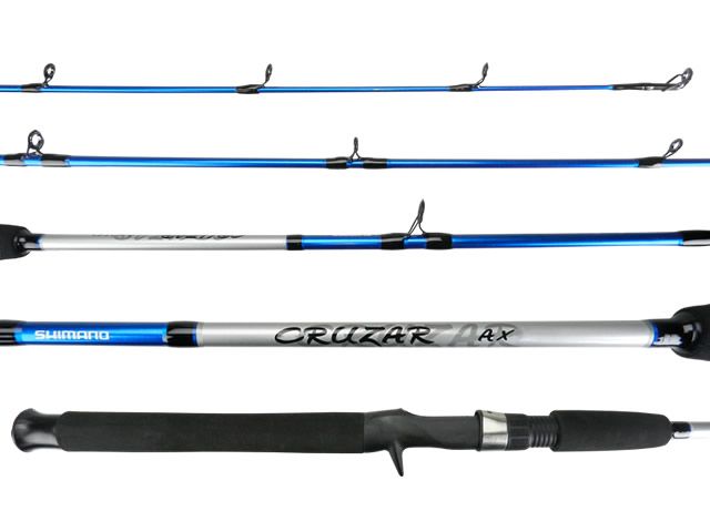 Vara Shimano Cruzar CRZAXFGB2602B Blue 8-16lb 6`0 (1,80m) - Carretilha
