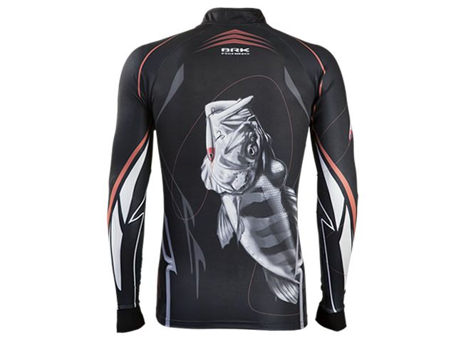 Camiseta BRK Gola Extreme Black Monster Tucunaré com Fpu 50+