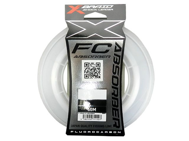 Leader YGK Absorber Fluorocarbon 0.48mm 30lb 60m