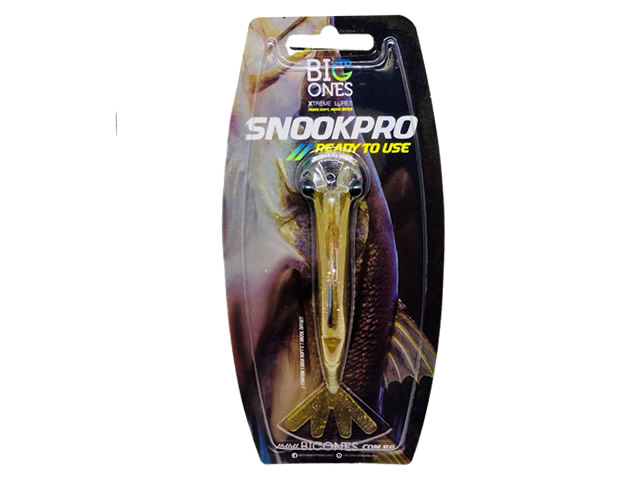 Camarão Soft Big Ones SnookPro C/ Anzol Lastreado 10CM