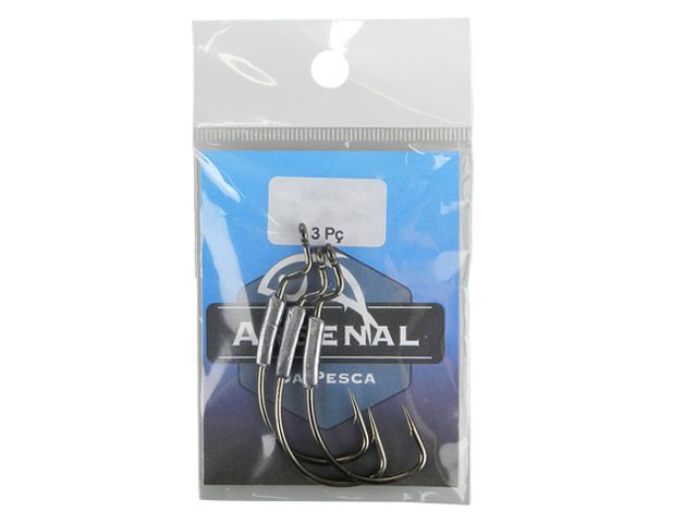Anzol Arsenal Pesca Offset Lastreado 7GR