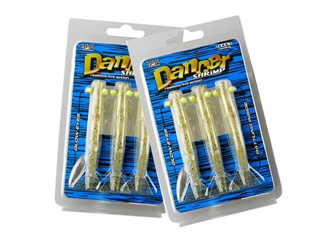 Isca Dancer Shirmp Camarão 12cm - C/ 3Un e 1 Jig Head
