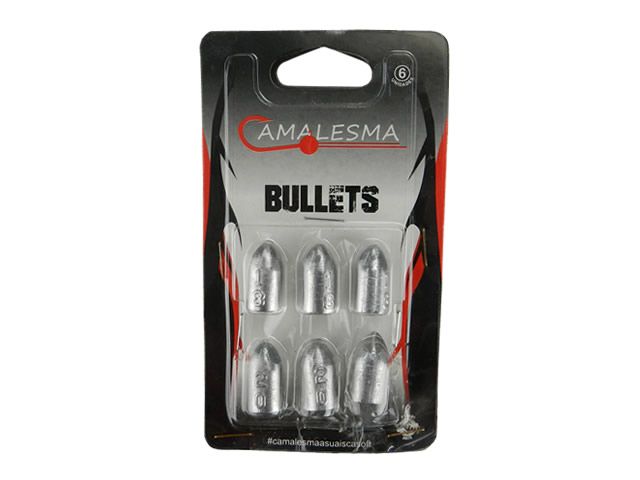 Chumbos Bullets Camalesma - 6 Unidades