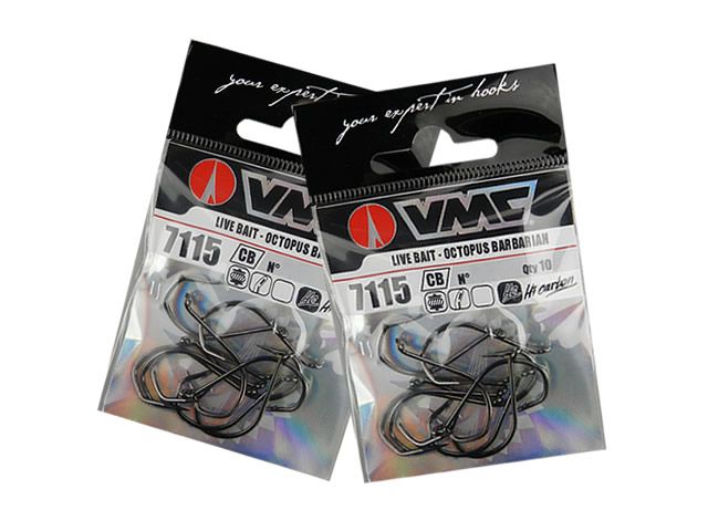 Anzol VMC Live Bait/Octopus Barbarian 7115CB- C/ 10Un