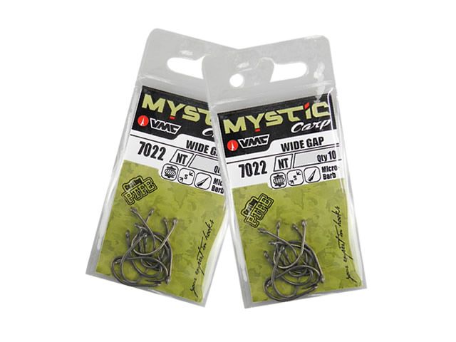 Anzol VMC Mystic Wide Gap 7022NT C/ 10Un