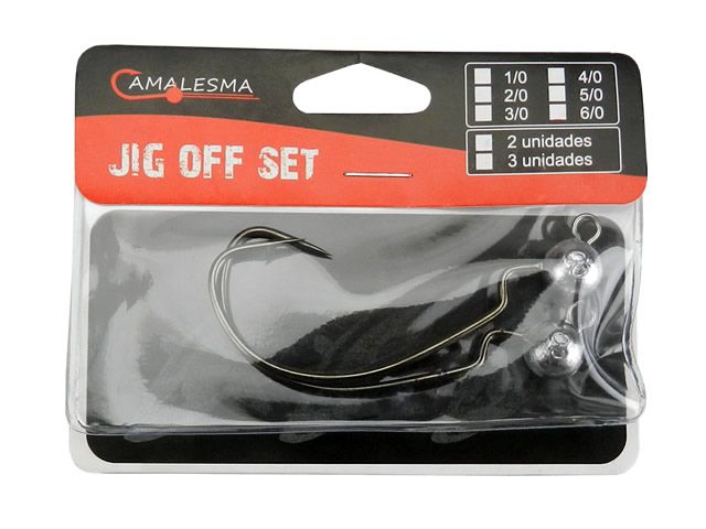 Anzol Jig Head Offset Camalesma 4/0 - 2UN