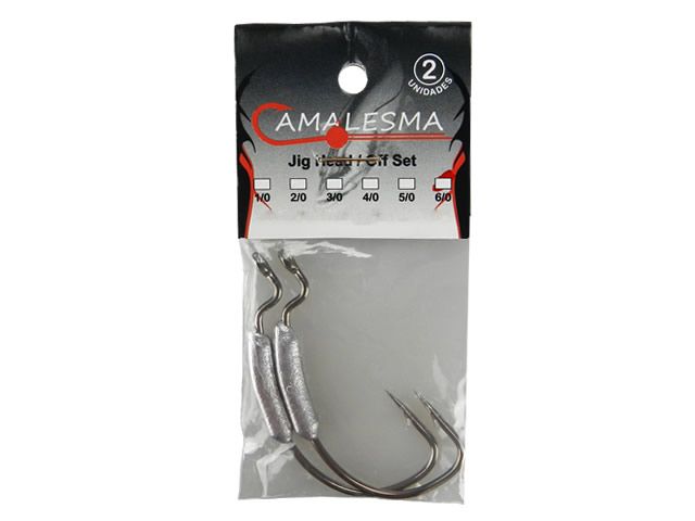 Anzol Offset Lastreado Camalesma - 7gr C/2UN