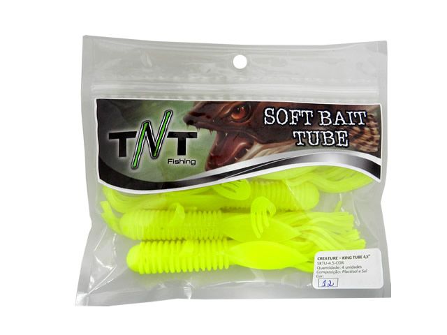 Isca Soft TNT Creature King Tube 4,5Pol - 12cm 4UN