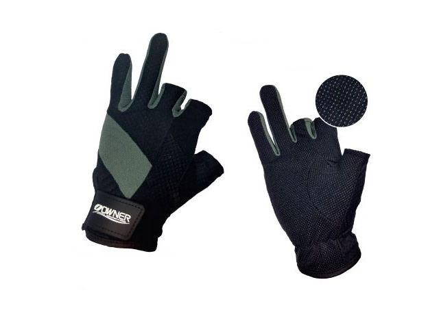 Luvas Owner para Mãos de Fild Sensor 9653 3Dedos - Cinza