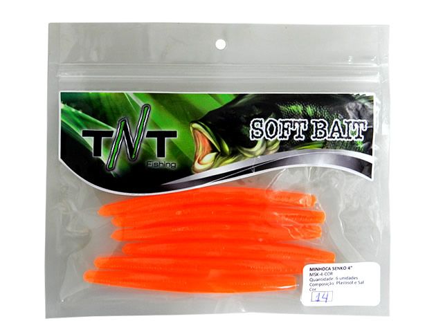 Minhoca Soft TNT Senko 4Pol - 10cm 6UN