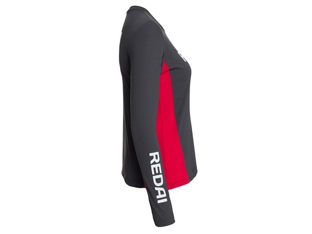 Camiseta Redai Performance Feminina Team Cinza Escuro