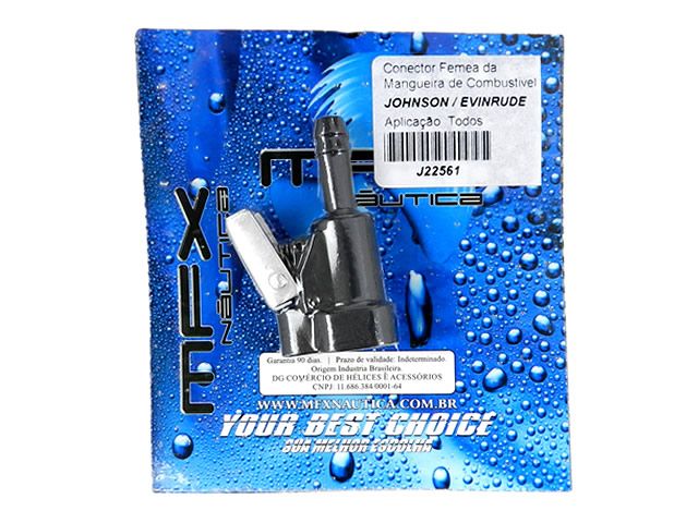 Conector de Gasolina MFX Motor Popa Johnson/Evinrude - Fêmea