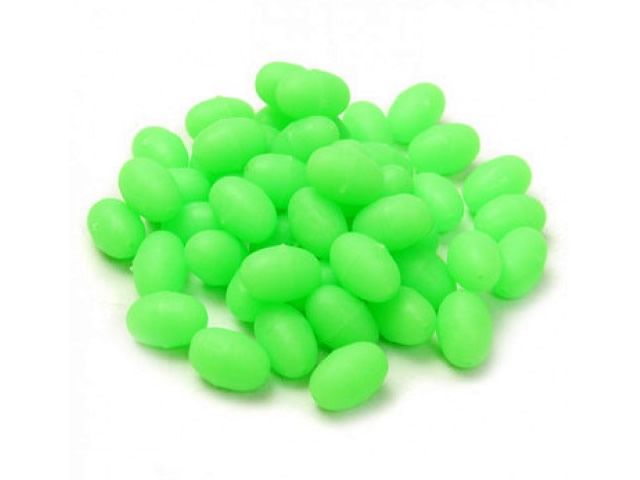 Miçangas de Silicone Owner Green Soft Glow Beads - 5197-308 - Size 3