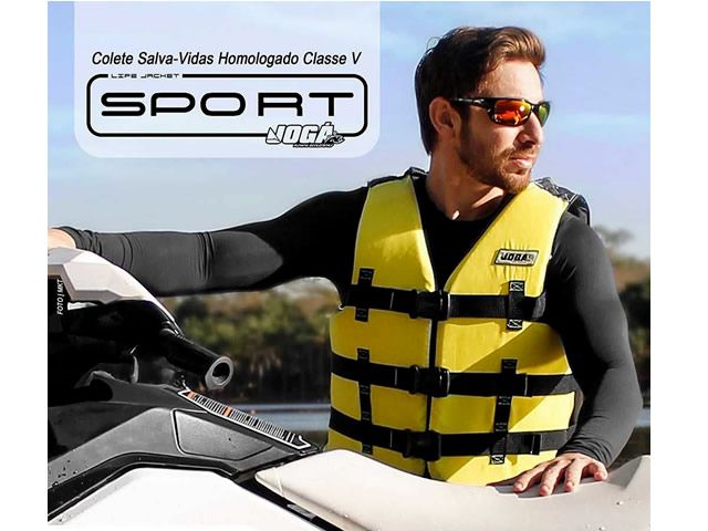 Colete Salva Vidas Jogá Homologado C5 Sport - PP (até 25kg)
