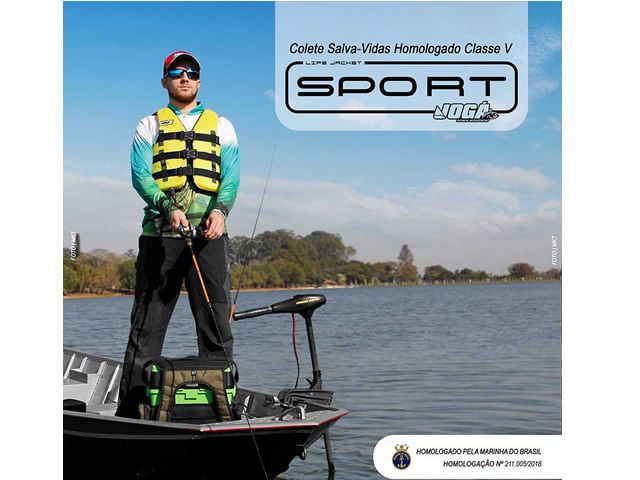 Colete Salva Vidas Jogá Homologado C5 Sport - PP (até 25kg)