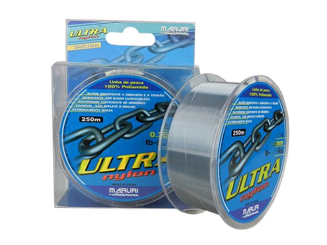 Linha Mono Maruri NK Ultra Nylon 40Lb e 55Lb - 250mts