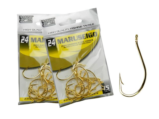 Anzol Maruseigo Gold Marine Sports N6, N8 e N10
