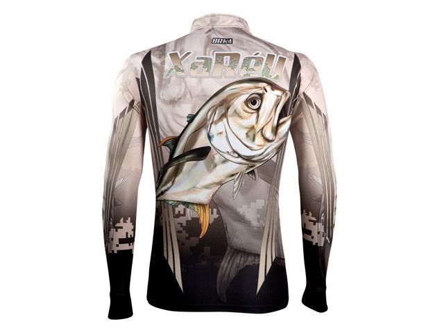 Camiseta BRK Gola Extreme Xaréu Fishing com FPU 50+