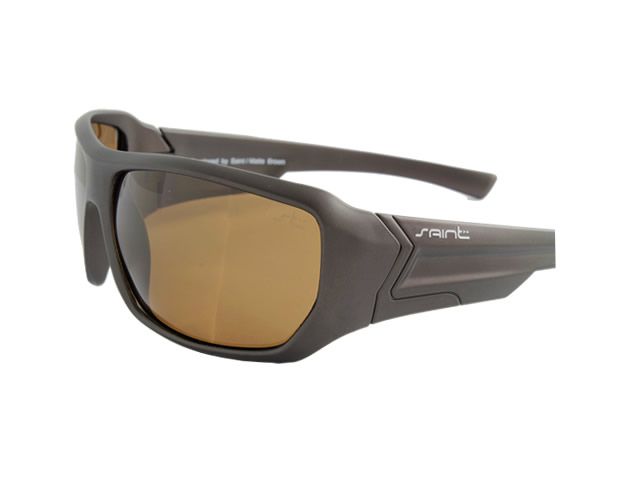 Óculos Polarizado Saint Plus Matte - Black e Brown