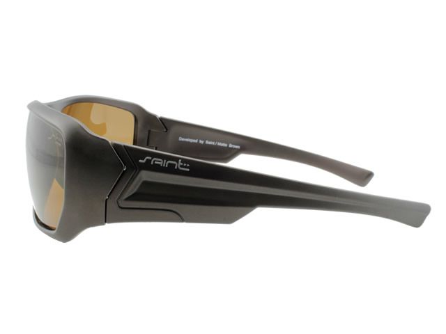 Óculos Polarizado Saint Plus Matte - Black e Brown