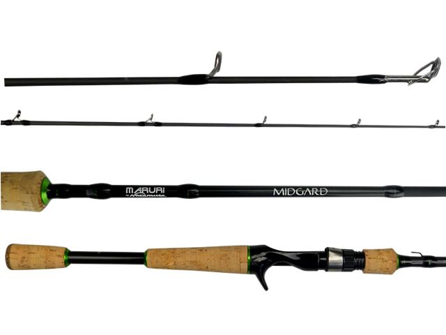 Vara Midgard Maruri By Nakamura MI-C-581L-M 6 - 12Lb 5`8 (1,74m) - Carretilha
