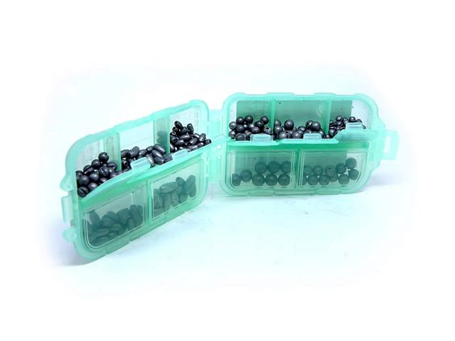 Kit Chumbinho para Pesca da Pesca Brasil C/ 3 modelos de chumbo