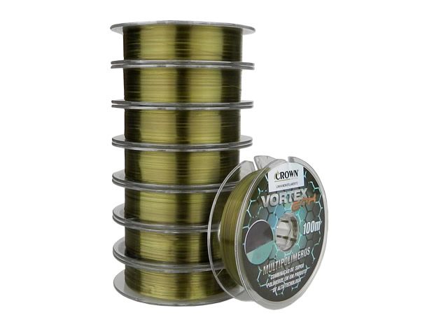 Linha Mono Crown Vortex GTX 25Lb 0,33mm 100m