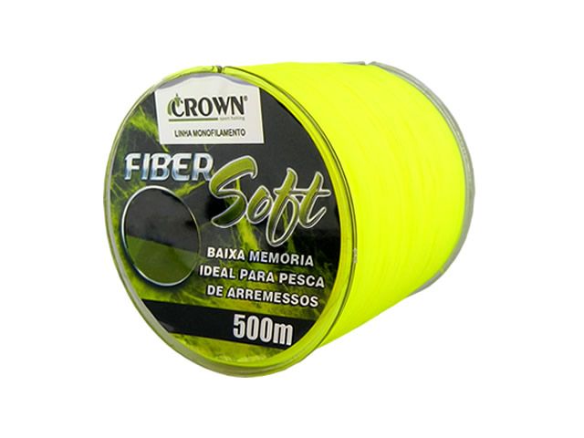 Linha Mono Crown Fiber Soft - 500m