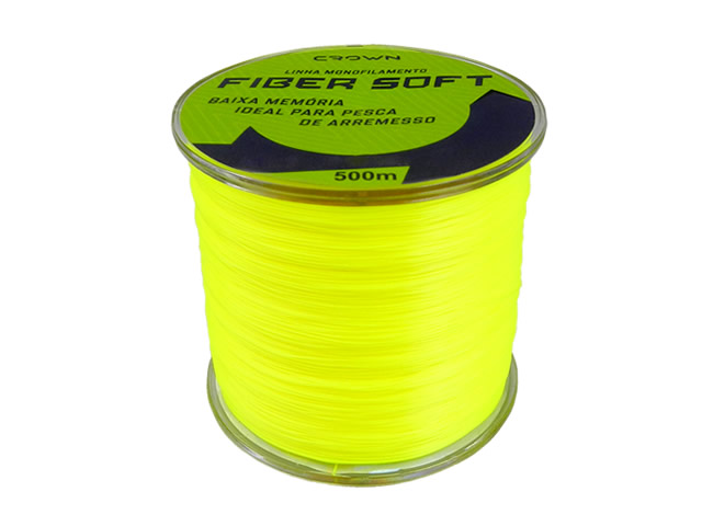 Linha Mono Crown Fiber Soft - 500m