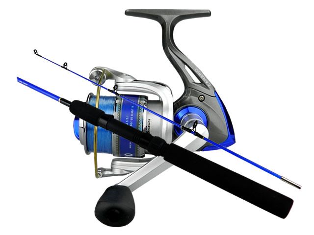 Kit Molinete Albatroz Canário 30 - C/ Linha Azul + Vara Albatroz Matrinxa-II 1302 8-20Lb - Molinete