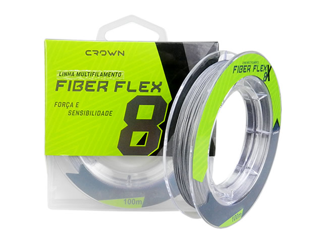 Linha Multi Crown Fiber Flex 8X - 100m