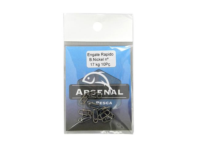 Snap Engate Rápido Arsenal Pesca Black Nickel