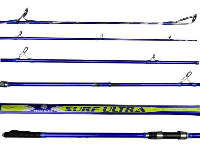 Vara Praia Pesca Brasil Millenium Surf Ultra - 4,20m - Molinete