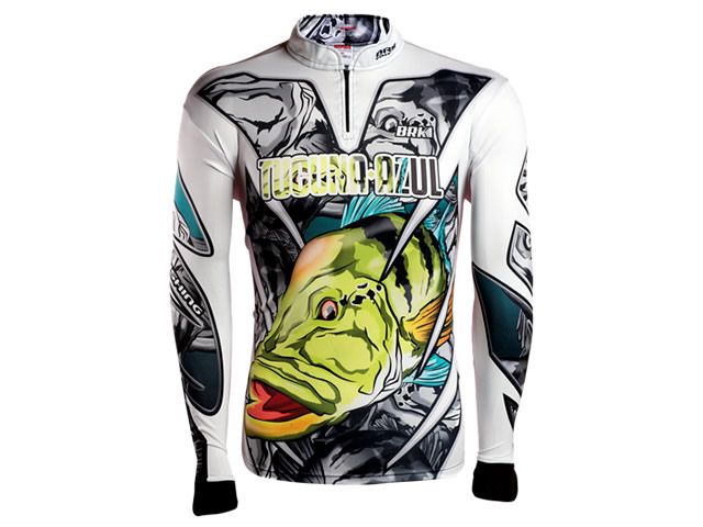 Camiseta BRK Gola Extreme Tucuna Azul 2.0 com FPU 50+