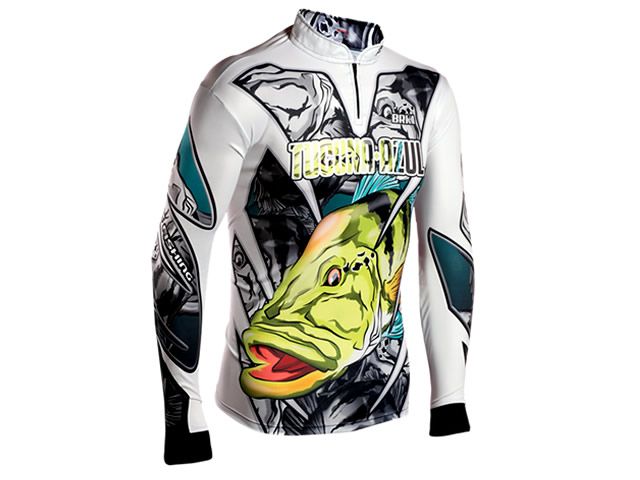 Camiseta BRK Gola Extreme Tucuna Azul 2.0 com FPU 50+