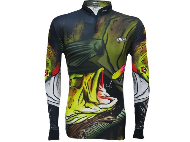 Camiseta BRK Gola Extreme Tucuna Azul Splash com FPU 50+