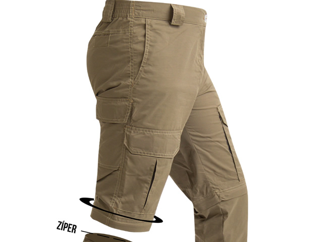 Calça Bermuda Mar Negro Fishing Linha Premium 49270 - Caqui