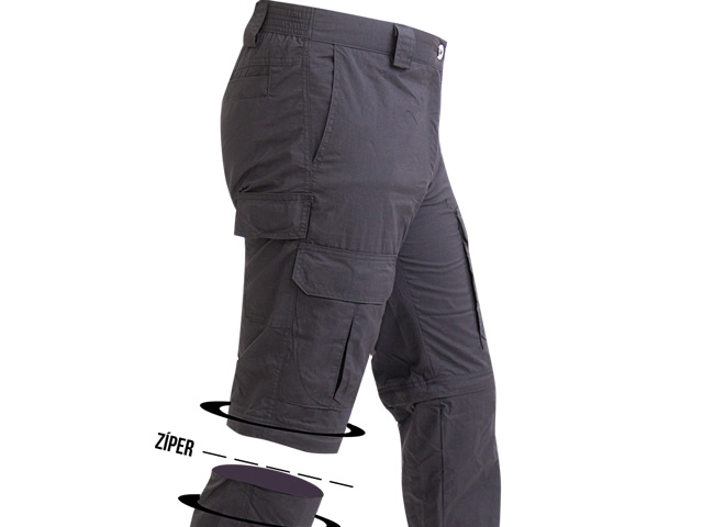 Calça Bermuda Mar Negro Fishing Linha Premium 49270 - Chumbo