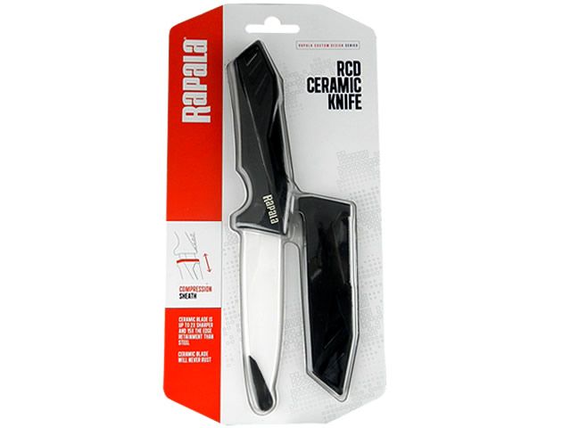 Faca Rapala Ceramic Knife RCDCUKB4 - Lâmina em Cerâmica com Bainha