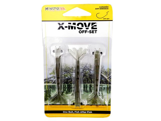 Camarão Monster 3X X-Move Off Set 9cm