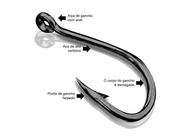 Anzol Marine Sports Chinu - Black Nickel