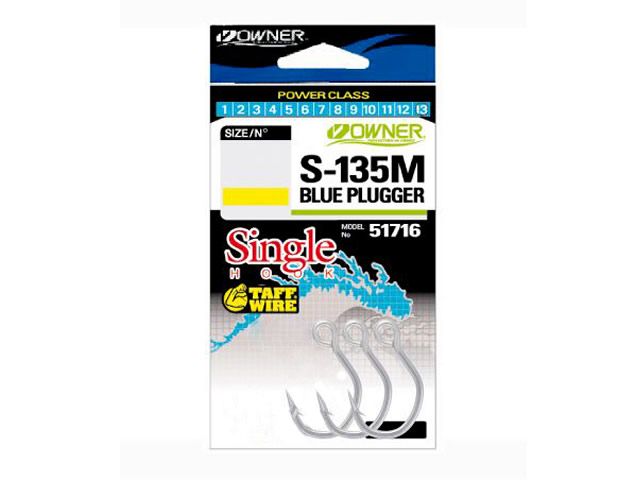 Anzol Owner Blue Plugger Single S-135M - 51716