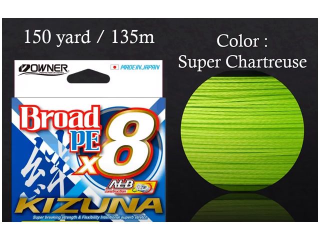 Linha Multi Owner Broad PE Kizuna 8X - 135m