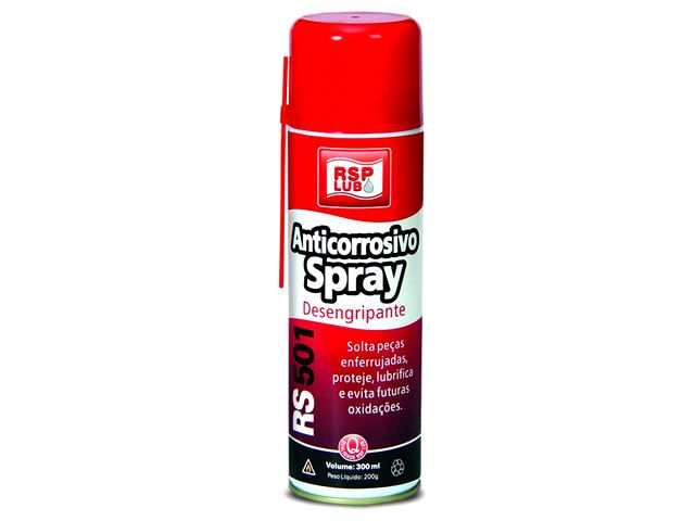 Óleo Lubrificante Anticorrosivo Desengripante RSP Spray RS 501 - 300ml