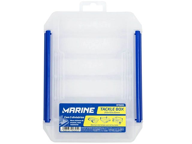 Estojo Marine Sports Tackle Box - MTB205 - C/ 5 Divisórias
