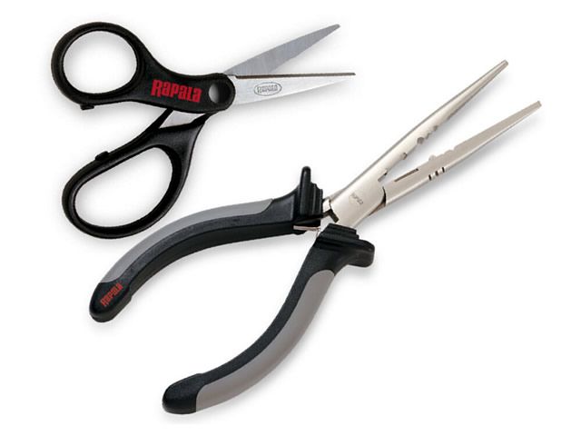 Kit Combo Rapala Fishermans Alicate e Tesoura - RTC-6SPLS