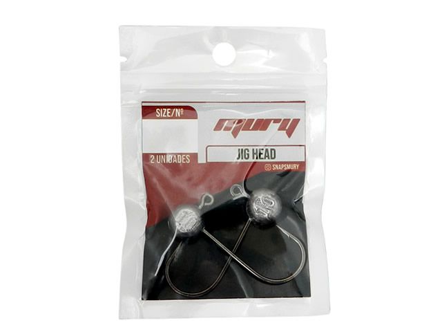 Anzol Jig Head Mury 1/0 e 2/0 - 2UN