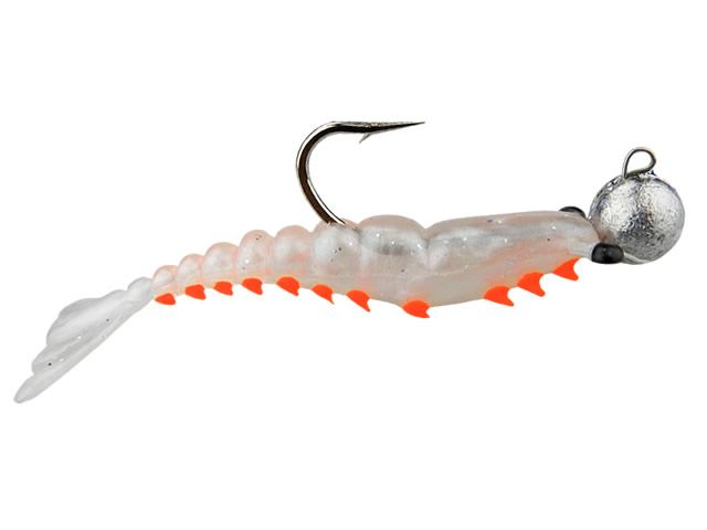 Isca Soft Camarão Maré Ninja M com Jig Head - 9cm 21gr