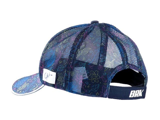 Boné Feminino BRK Fishing REF B087 - Heart Pulse Floral-Branco