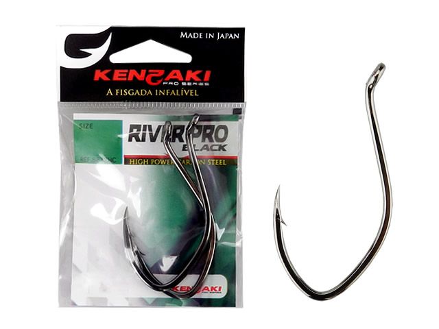 Anzol Kenzaki River Pro Black 8832HC